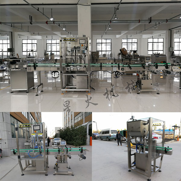 全自动酱料灌装机生产线-酱料灌装机生产设备厂房实拍